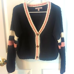 Cardigan academic sweater size small